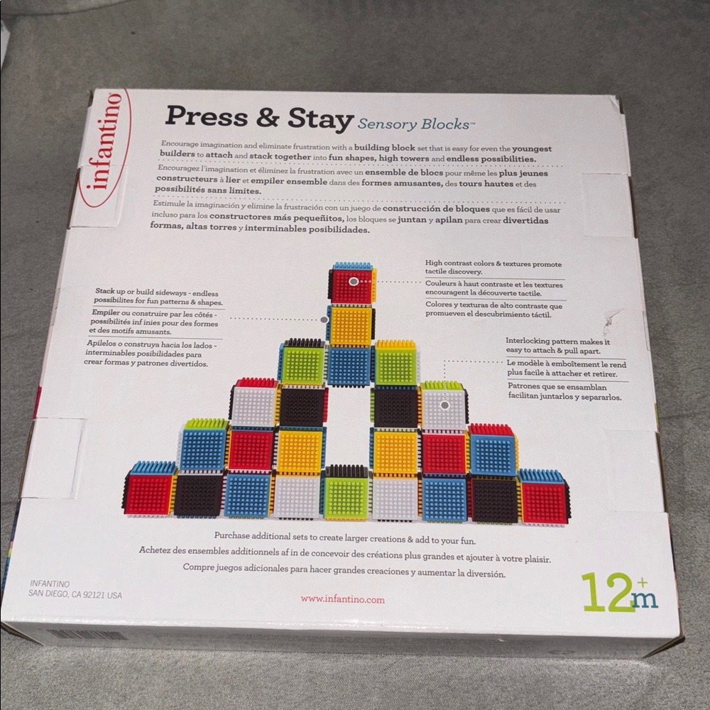 NWOT Infantino Press & Stay Blocks. Never opened. - Picture 2 of 6